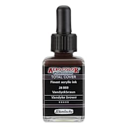 Schmincke Aero Color Professional Airbrush Color - 28 ml, Vandyke Brown