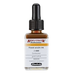 Schmincke Aero Color Professional Airbrush Color - 28 ml, Gold Ochre