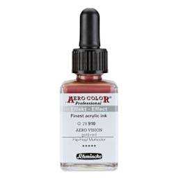 Schmincke Aero Color Professional Airbrush Color - 28 ml, Aero Vision Gold Red