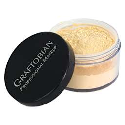 HD LuxeCashmere Setting Powders - Open jar of Banana Cream Pie Color
