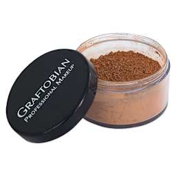 HD LuxeCashmere Setting Powders - Open jar of Pecan Pie Color