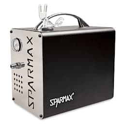 Sparmax AC-66HX Arism Compressor - Left angled view of Compressor
