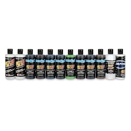 Createx Candy2O Auto Air Color - Warm Colors, Box set of 12, 4 oz