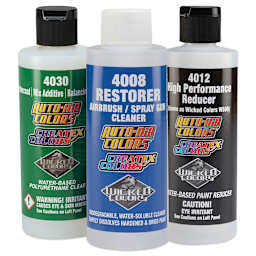Createx Airbrush Additives And Mediums - Additive Set of 3, 4 oz bottles