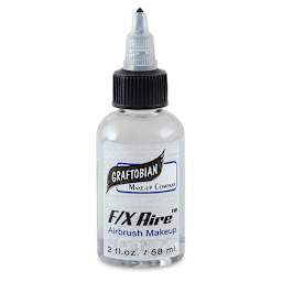 Graftobian F/X Aire Airbrush Face and Body Makeup - Front of 2 oz bottle of Clear Diluting Fluid