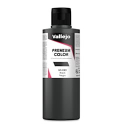 Vallejo Premium Airbrush Colors - 200 ml, Black
