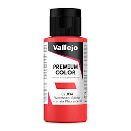 Vallejo Premium Airbrush Colors - 60 ml, Fluorescent Scarlet