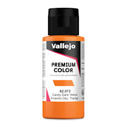 Vallejo Premium Airbrush Colors - 60 ml, Candy Dark Yellow