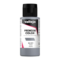 Vallejo Premium Airbrush Colors - 60 ml, Steel