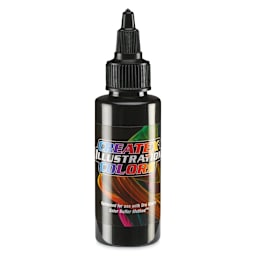 Createx Illustration Colors - Opaque Black, 2 oz