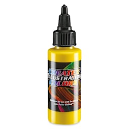 Createx Illustration Colors - Yellow, 2 oz