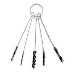 Sparmax Airbrush Cleaning Kit - Five brushes on ring shown
