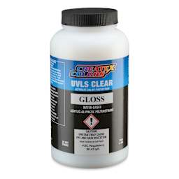 Createx Airbrush Clears - UVLS Top Coat, Gloss, 16 oz, Bottle