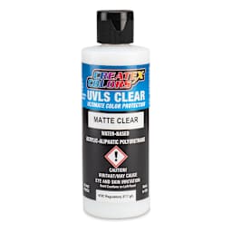Createx Airbrush Clears - UVLS Top Coat, Matte, 4 oz, Bottle