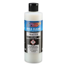 Createx Airbrush Clears - UVLS Top Coat, Matte, 8 oz, Bottle