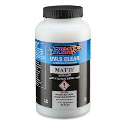 Createx Airbrush Clears - UVLS Top Coat, Matte, 16 oz, Bottle