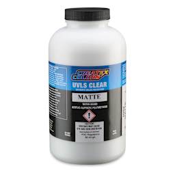 Createx Airbrush Clears - UVLS Top Coat, Matte, 32 oz, Bottle