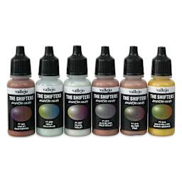 Vallejo The Shifters Eccentric Acrylic Airbrush Colors - 17 ml, Set of 6, Magic Dust (Set contents)