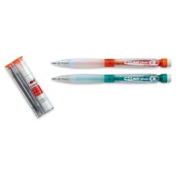 Velocity Max Mechanical Pencil Sets - Two .9 mm pencils shown horizontally with extra leads