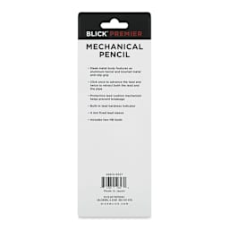 Blick Premier Mechanical Pencil - 0.7 mm (back of package)