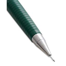 Blick Essentials Mechanical Pencil - Green, 0.3 mm (close-up of point and lead)