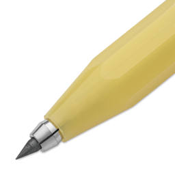 Kaweco Frosted Sport Clutch Pencil - Sweet Banana - close-up of tip