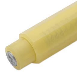 Kaweco Frosted Sport Clutch Pencil - Sweet Banana - close-up of push-button mechanism