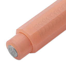 Kaweco Frosted Sport Clutch Pencil - Soft Mandarin - close-up of push-button mechanism