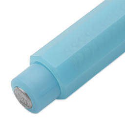 Kaweco Frosted Sport Clutch Pencil - Light Blueberry - close-up of push-button mechanism