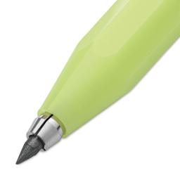 Kaweco Frosted Sport Clutch Pencil - Fine Lime - close-up of tip