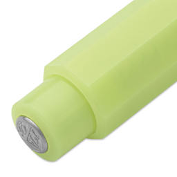 Kaweco Frosted Sport Clutch Pencil - Fine Lime - close-up of push-button mechanism