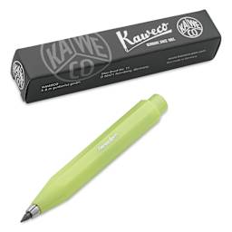 Kaweco Frosted Sport Clutch Pencil - Fine Lime - pencil and packaging