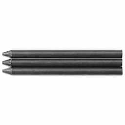 Kaweco Clutch Pencil Graphite Lead Refills - 5.6 mm, 5B, Pkg of 3, leads laid out