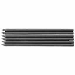 Kaweco Clutch Pencil Graphite Lead Refills - 3.2 mm, 5B, Pkg of 6, leads laid out