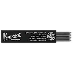 Kaweco Clutch Pencil Graphite Lead Refills - 3.2 mm, 5B, Pkg of 6, leads out of the packaging