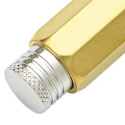 Kaweco Sketch Up Clutch Pencil - Brass, 5.6 mm, 5B, close-up of the trush tube