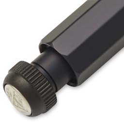 Kaweco Special Mechanical Pencil - Black, 0.9 mm, close-up pof the button