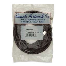Paasche Braided Air Hose - 10 ft - front of packaging