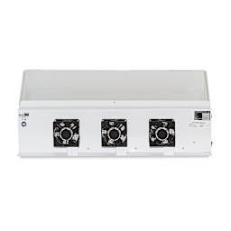 SIMair Airbrush Spray-Away Booth - Rear view showing three suction fans