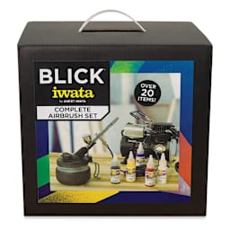 Blick Complete Airbrush System by Iwata - Front view of package shown