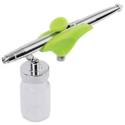 Grex Genesis Ergonomic Airbrush- 0.5 mm Tip, Bottom Feed (Close-up)