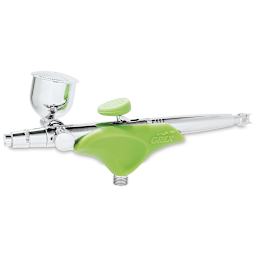 Grex Genesis Ergonomic Airbrushes - Side view of Side Feed Airbrush