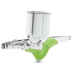 Grex Genesis Ergonomic Airbrushes - Closeup of Side Feed Airbrush