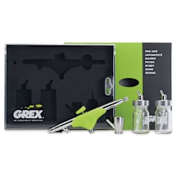 Grex Genesis Ergonomic Airbrush- 0.3 mm Tip, Bottom Feed (Airbrush with package)
