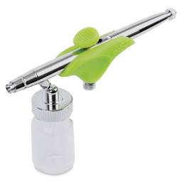 Grex Genesis Ergonomic Airbrush- 0.3 mm Tip, Bottom Feed (Close-up)