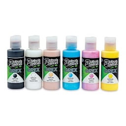 Grex Private Stock Airbrush Base Modifier - Opaque Colors, Set of 6, 2 oz