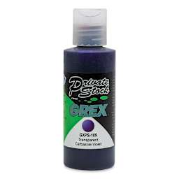Grex Private Stock Airbrush Color - Transparent Carbazole Violet, 2 oz