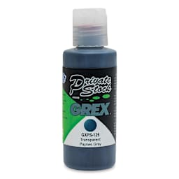Grex Private Stock Airbrush Color - Transparent Payne's Gray, 2 oz