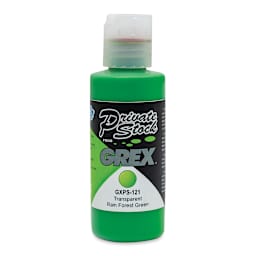 Grex Private Stock Airbrush Transparent Rain Forest Green, 2 oz