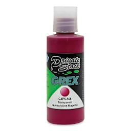 Grex Private Stock Airbrush Color - Transparent Quinacridone Magenta, 2 oz
